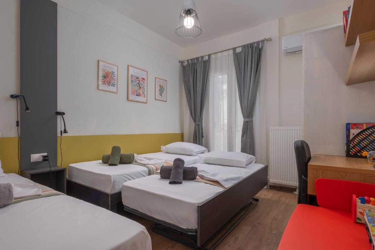 Estia Thessaloniki Apartment, Cozy, Spacious, Sunny, 2 Rooms-5 Beds Экстерьер фото