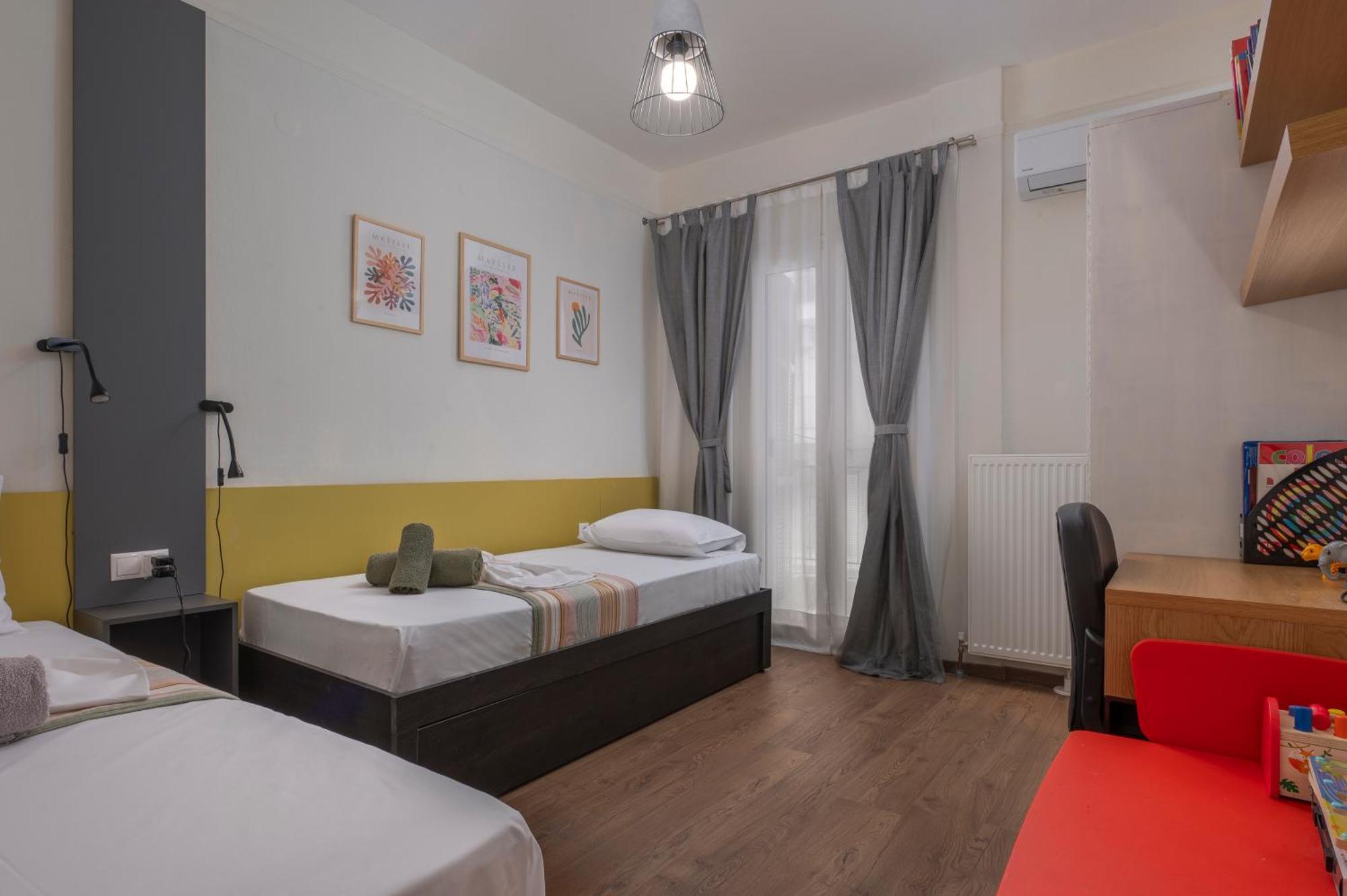 Estia Thessaloniki Apartment, Cozy, Spacious, Sunny, 2 Rooms-5 Beds Экстерьер фото